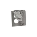 Hubbell Electrical Box, Outlet Box, 2 Gang, Metallic 5148-5